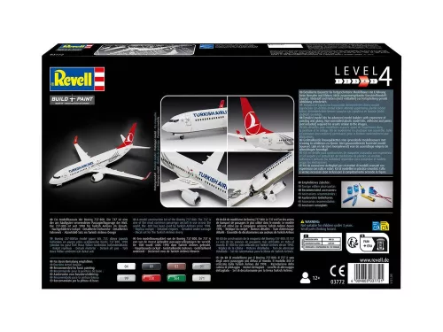 Revell Boeing 737-800 Turkish Airlines – 1:144 repülőgép makett
