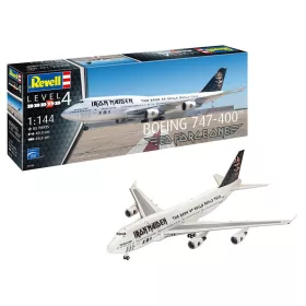   Revell IRON MAIDEN Ed Force One - Boeing 747-400 – 1:144 repülőgép makett