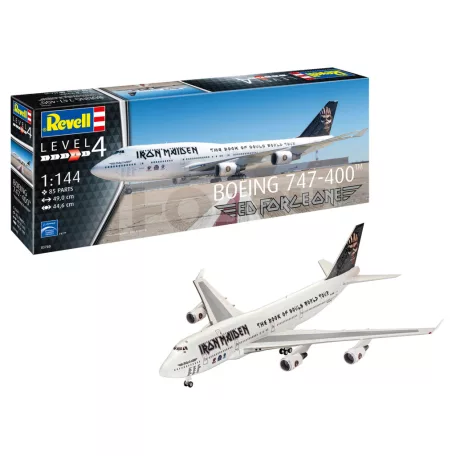 Revell Boeing 747-400 Iron Maiden Ed Force One repülőgép makett 03780R