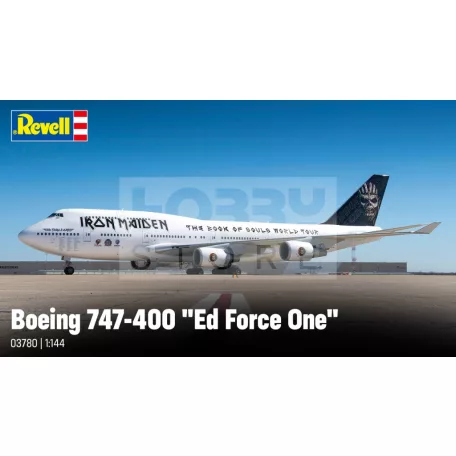 Revell Boeing 747-400 Iron Maiden Ed Force One repülőgép makett 03780R