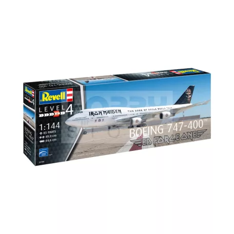 Revell Boeing 747-400 Iron Maiden Ed Force One repülőgép makett 03780R