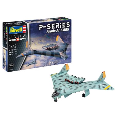 Revell P-Series Arado AR E.555 1:72 repülő makett 03790R