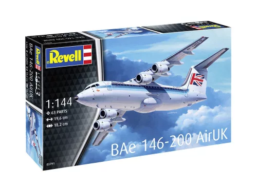 Revell BAe 146 (RJ85) – 1:144 repülőgép makett