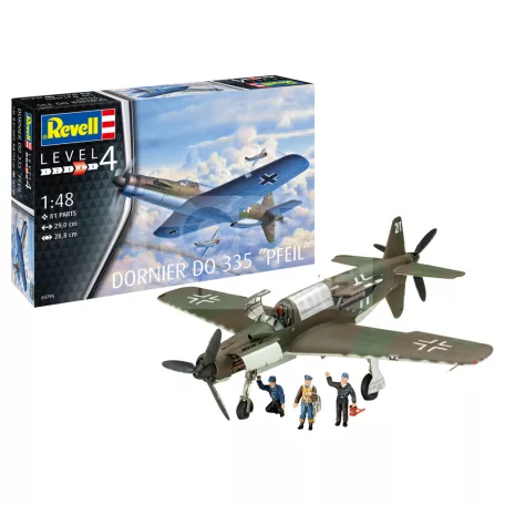 Revell Dornier Do 335 Pfeil Revell 1:48 repülőgép makett 03795R