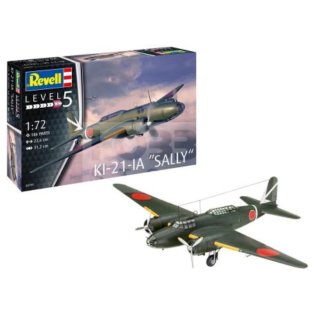 Revell KI-21-lA "Sally" 1:72 repülőgép makett 03797R