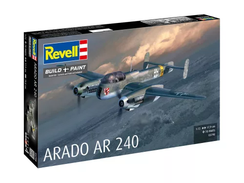 Revell Arado AR-240 – 1:72 repülőgép makett