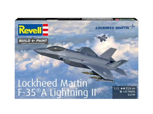 Revell F-35A – 1:72 repülőgép makett