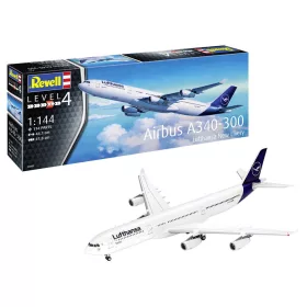   Revell A340-300 Lufthansa New Livery – 1:144 repülőgép makett
