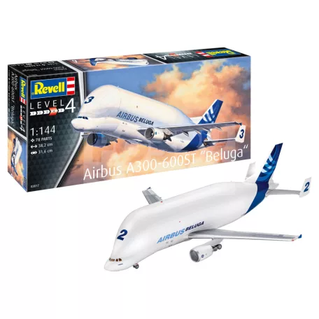 Revell Airbus A300-600ST Beluga 1:144 repülő makett 03817R
