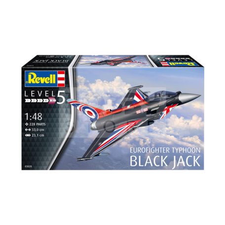 Revell Eurofighter Black Jack 1:48 repülő makett 03820R