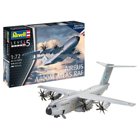 Revell Airbus A400M Atlas RAF 1:72 repülő makett 03822R