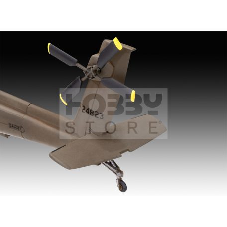 Revell AH-64A Apache 1:72 helikopter makett 03824R