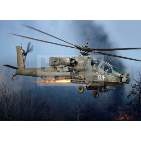 Revell AH-64A Apache 1:72 helikopter makett 03824R