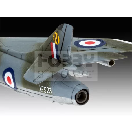 Revell Hawker Hunter FGA.9 1:144 repülő makett 03833R