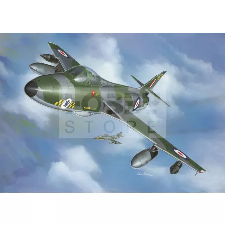Revell Hawker Hunter FGA.9 1:144 repülő makett 03833R