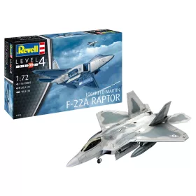   Revell Lockheed Martin F-22A Raptor – 1:72 repülőgép makett