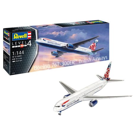 Revell Boeing 767-300ER (Airline TBD) 1:144 repülő makett 03862R