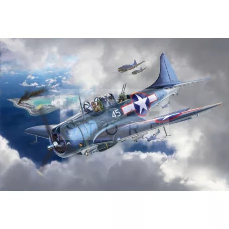 Revell SBD-5 Dauntless Navyfighter 1:48 repülő makett 03869R