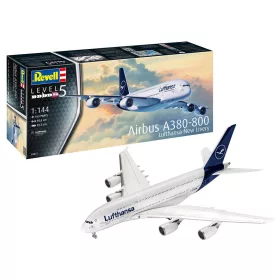   Revell Airbus A380-800 Lufthansa "New Livery" – 1:144 repülőgép makett