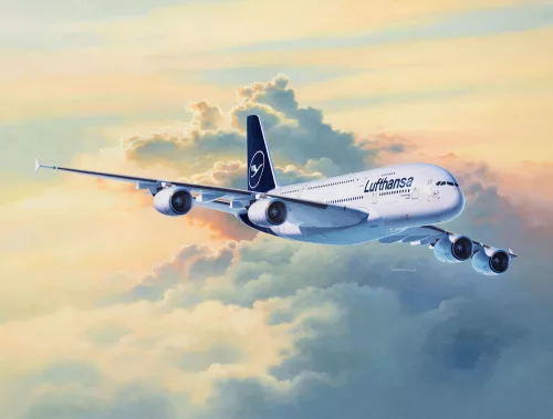 Revell Airbus A380-800 Lufthansa "New Livery" – 1:144 repülőgép makett