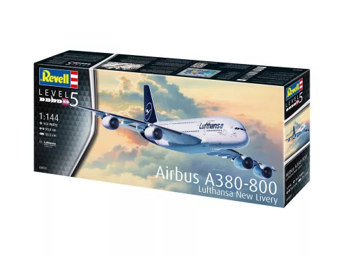 Revell Airbus A380-800 Lufthansa "New Livery" – 1:144 repülőgép makett