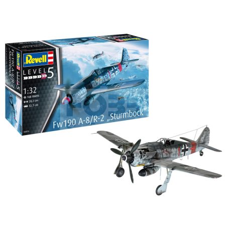 Revell Fw190 A-8 Sturmbock 1:32 repülő makett 03874R