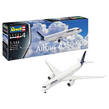 Revell Airbus A350-900 Lufthansa New Livery 1:144 repülő makett 03881R