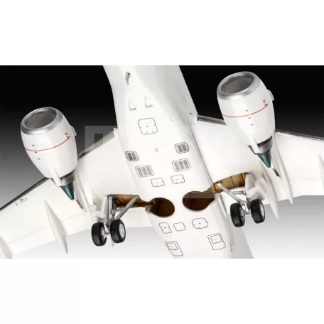 Revell Embraer 190 Lufthansa New Livery 1:144 repülő makett 03883R