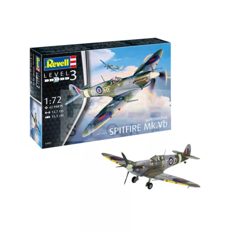 Revell Spitfire Mk. Vb 1:72 repülőgép makett 03897R
