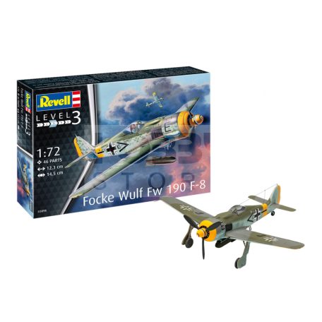 Revell Focke Wulf Fw190 F-8 1:72 repülő makett 03898R