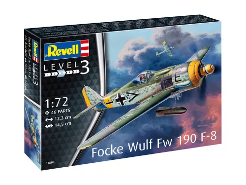 Revell Focke Wulf Fw190 F-8 – 1:72 repülőgép makett