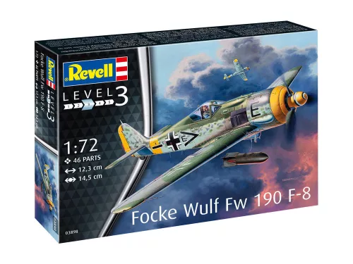 Revell Focke Wulf Fw190 F-8 – 1:72 repülőgép makett