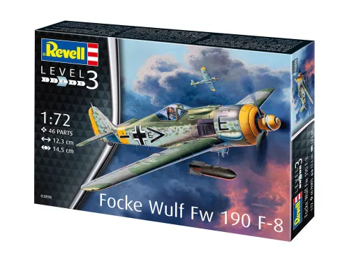 Revell Focke Wulf Fw190 F-8 – 1:72 repülőgép makett