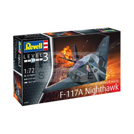 Revell F-117 Stealth Fighter 1:72 repülő makett 03899R