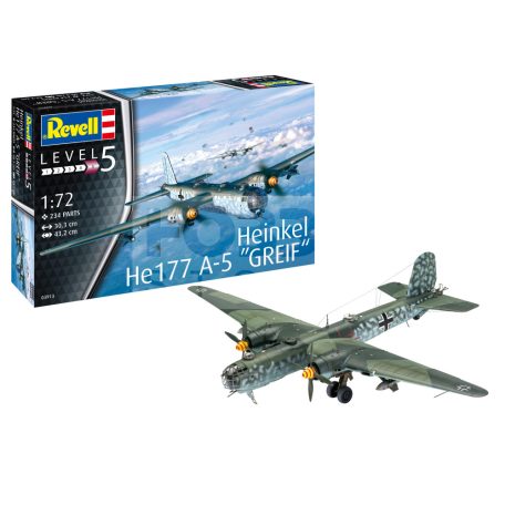 Revell Heinkel He177 A-5 Greif 1:72 repülő makett 03913R