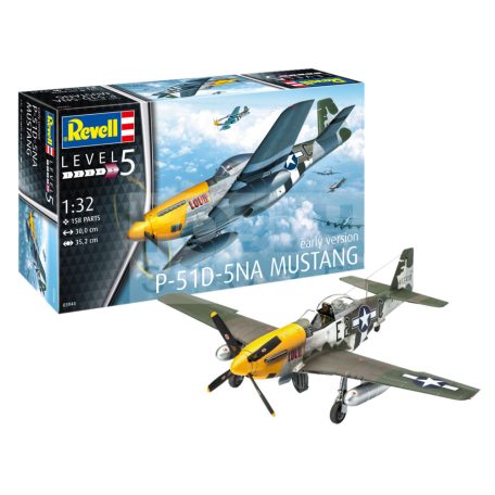 Revell P-51D Mustang makett 1:32 repülő makett 03944R