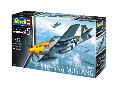 Revell P-51D-5NA Mustang (Early Version) – 1:32 repülőgép makett