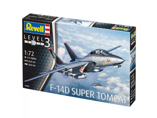 Revell Grumman F-14D Super Tomcat – 1:72 repülőgép makett