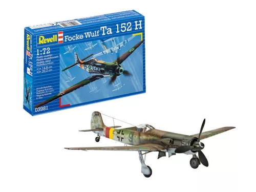 Revell Focke Wulf Ta 152 H – 1:72 repülőgép makett