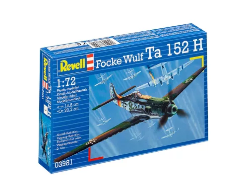 Revell Focke Wulf Ta 152 H – 1:72 repülőgép makett