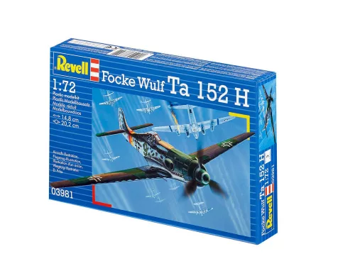 Revell Focke Wulf Ta 152 H – 1:72 repülőgép makett