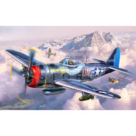 Revell - P-47 M Thunderbolt 1:72 repülő makett 03984R