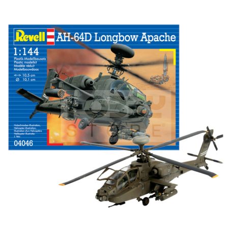 Revell - AH-64D Longbow Apache 1:144 helikopter makett 04046R