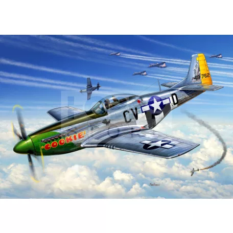 Revell - P-51D Mustang 1:72 repülő makett 04148R