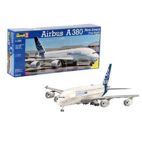 Revell - Airbus A380 New livery (First Flight) 1:144 repülő makett 04218R