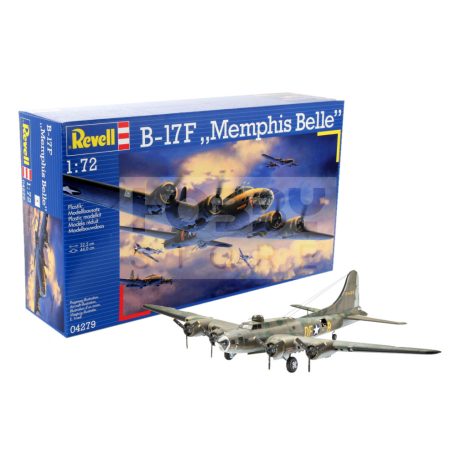 Revell B-17F Memphis Belle 1:72 repülő makett 04279R