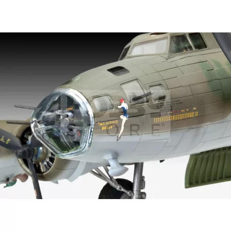 Revell B-17F Memphis Belle 1:72 repülő makett 04279R