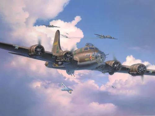 Revell B-17F Memphis Belle – 1:48 repülőgép makett