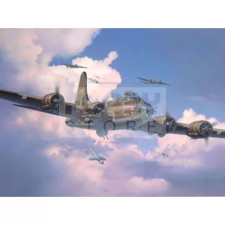 Revell - B-17F 'Memphis Belle' 1:48 repülő makett 04297R