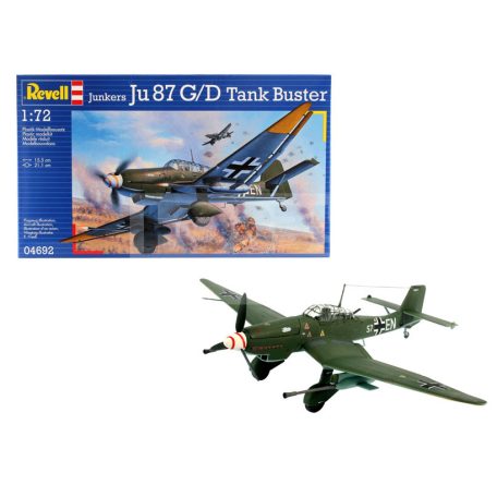 Revell - Junkers Ju 87 G/D Tank Buster 1:72 repülő makett 04692R